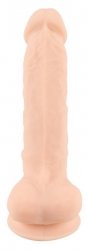 Penisa dildo z silexpanu twardy lub miękki od temperatury Silexd 18cm