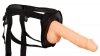 Sztywne twarde dildo strap-on proteza penisa z jądrami 24 cm