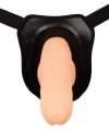 Sztywne twarde dildo strap-on proteza penisa z jądrami 24 cm