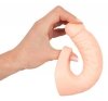 Realistyczna nakładka do podwójnej penetracji z pierścieniem dildo anal
