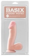 Realistyczne dildo na przyssawce z jądrami  19 cm