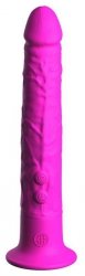 Silikonowy naturalny wibrator na przyssawce 19 cm