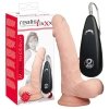 Naturalne dildo z wibracją na przyssawce 17,5 cm