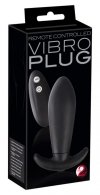 Wibrujący korek analny wtyczka plug penetrator sterowany pilotem