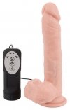 Naturalny wibrator posuwisty na przyssawce 21 cm