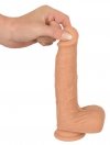 Realistyczne wibrujące dildo wibrator sterowany pilotem 