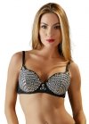Błyszczący sex biustonosz z cyrkoniami glossy Cottelli 80B