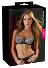 Błyszczący sex biustonosz z cyrkoniami glossy Cottelli 85B