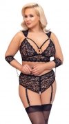 Koronkowy zestaw sex bielizny Cottelli 2XL