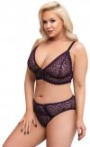 Seksowna bielizna Cottelli biustonosz+majtki 2XL