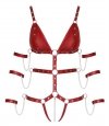 Uwodzicielskie body harness Bad Kitty Strap Body red M