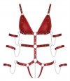 Uwodzicielskie body harness Bad Kitty Strap Body red M