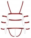 Uwodzicielskie body harness Bad Kitty Strap Body red M