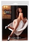 Cieliste sexy rajstopy z dziurką jak pończochy Cottelli  4