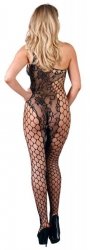 Seksowny bodystocking kombinezon erotyczny na jedno ramię S-L