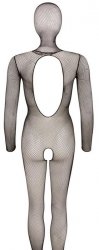 Uwodzicielski bodystocking kombinezon z zakrytą twarzą S-L