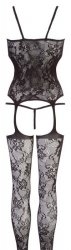 Uwodzicielski bodystocking seksowny kombinezon S-L