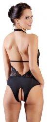 Czarne sex body erotyczne z dziurką Cottelli L