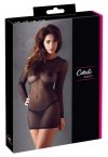 Prześwitująca sexy sukienka mini czarna Cottelli  M