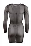 Prześwitująca sexy sukienka mini czarna Cottelli  M