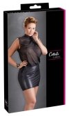 Prześwitująca sex sukienka czarna Cottelli 4XL
