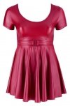 Bordowa rozkloszowana sukienka bdsm Cottelli 2XL