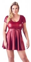 BORDOWA ROZKLOSZOWANA SUKIENKA BDSM COTTELLI 4XL