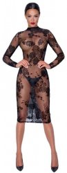 Dress flock print L