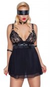 Seksowna koronkowa koszulka babydoll Cottelli XL