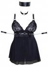 Seksowna koronkowa koszulka babydoll Cottelli XL