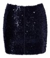 Spódniczka mini cekinowa czarna  Cottelli L