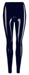 Seksowne legginsy lateksowe XS
