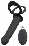 Podwójny dodatkowy penis nakładka Wibracje RC Double Fucker