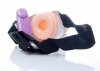 Realistyczna żylasta proteza penisa dildo strap on z funkcją wibracji