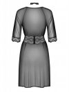 Obsessive Lucita peniuar czarny  S/M