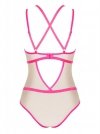 Obsessive Nudelia body różowe L/XL