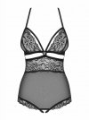Obsessive 838-TED-1 body otwarte czarne  S/M