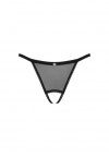 Celia Noir crotchless thong   XS/S