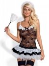 Obsessive kostium Housemaid sprzątaczka 5-częściowy L/XL