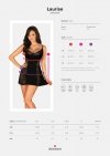 Obsessive koszulka nocna Laurise babydoll i stringi   S/M