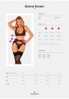 Seksowna bielizna erotyczna Donna Dream komplet 3-części M/L
