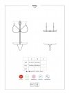 Obsessive Ailay body czarne L/XL
