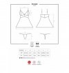 Obsessive koszulka nocna 810-BAB-2 babydoll i stringi biała L/XL