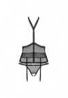 Obsessive Strapelie gorset i stringi L/XL