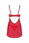 Obsessive Chilisa czerwone babydoll i stringi  M/L