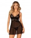 Sekswony zestaw babydoll i stringi  Obssesive  XS/S