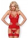 Obsessive 838-COR-3 gorset i stringi L/XL