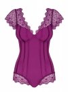 Obsessive Moketta body fioletowe L/XL