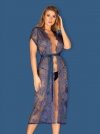 Obsessive Flowlace peniuar niebieski L/XL