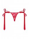 Obsessive Lovlea stringi czerwone L/XL